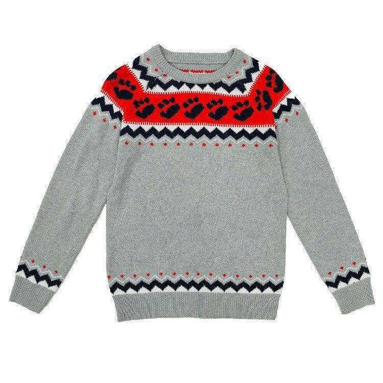 Women's Knitted Pullover Sweater - Round Neck Multicolor Loose Fit Top Meifu Market