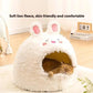 heated cat bed | orthopedic pet bed | plush cat house | energy saving
