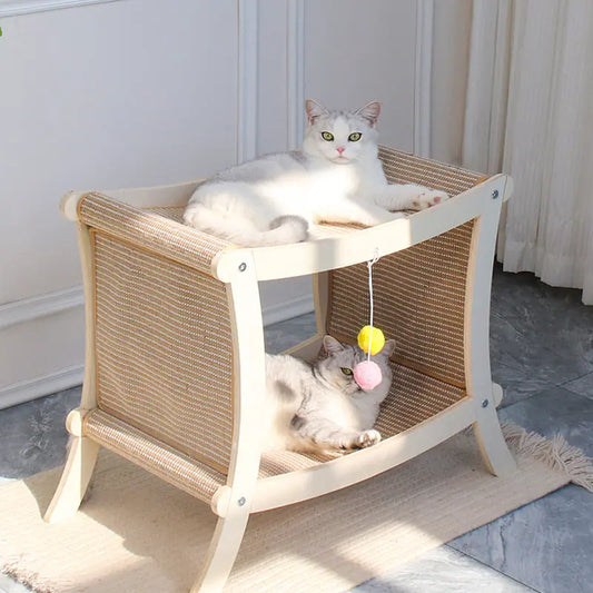 Cat Nest Double-layer Summer Mat Sisal Cat Scratch Board