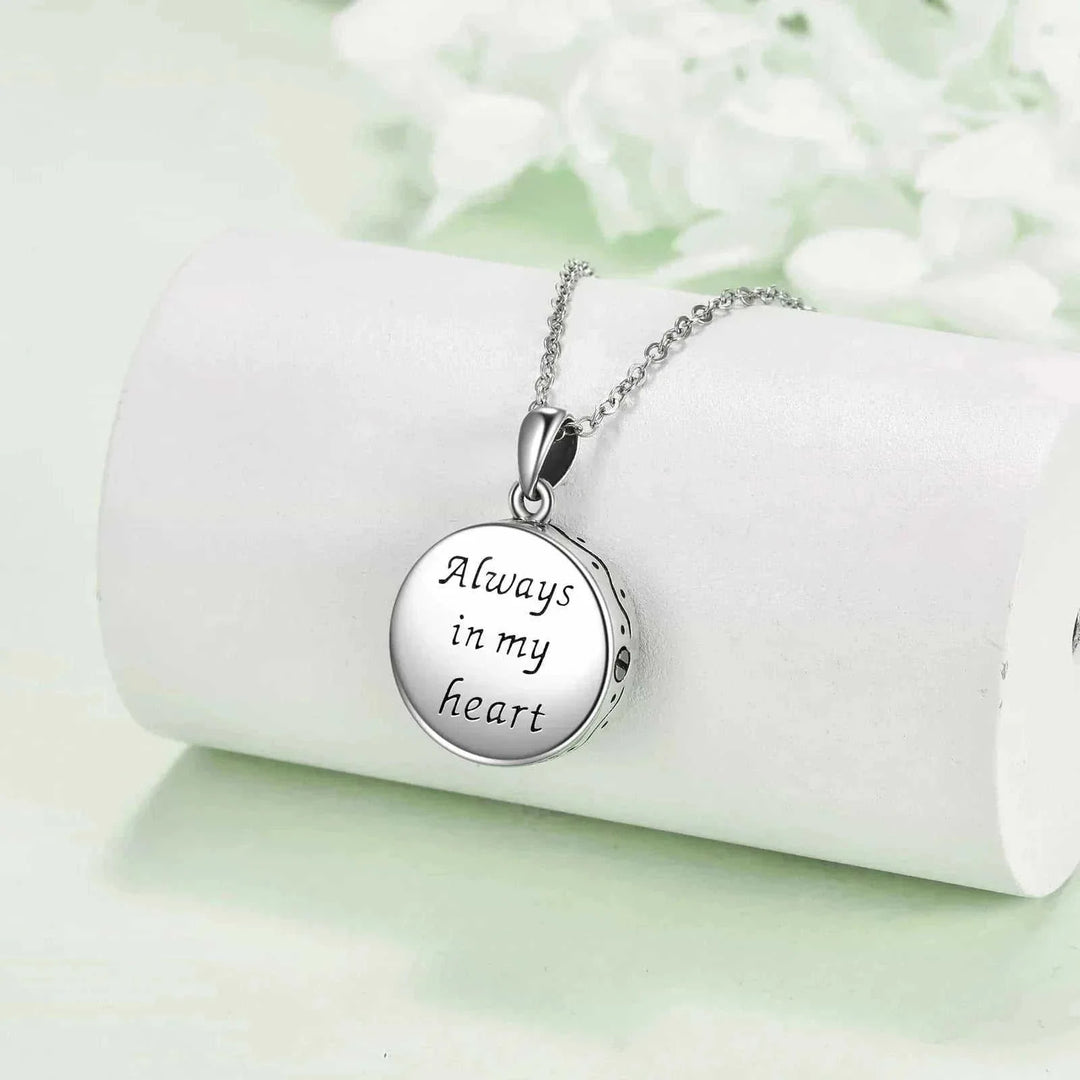 sterling silver cremation necklace | tree of life urn pendant | memory jewelry for ashes | energy saving