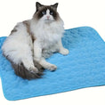 cooling pet mat for summer | breathable cat cooling pad | washable dog cooling blanket | energy saving