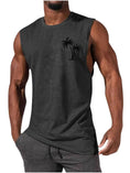 quick-dry fabric muscle tank | moisture-wicking workout vest | sleeveless athletic shirt for men | energy saving