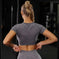 high-waisted yoga leggings | moisture-wicking workout set | seamless fitness apparel | ultrasonic cleaning