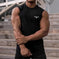 Mens Fashionable Casual Printed Sleeveless Vest 2XL - texture and material detail