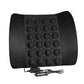 12V Car Massager Chair Pad - Neck & Waist Pillow for Pain Relief - view 7 (material: cotton | pattern: check)