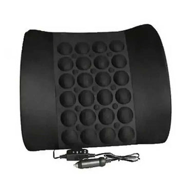 12V Car Massager Chair Pad - Neck & Waist Pillow for Pain Relief