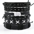 genuine leather bracelet | adjustable woven bracelet | multi-layer charm bracelet | ultrasonic cleaning