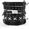genuine leather bracelet | adjustable woven bracelet | multi-layer charm bracelet | ultrasonic cleaning