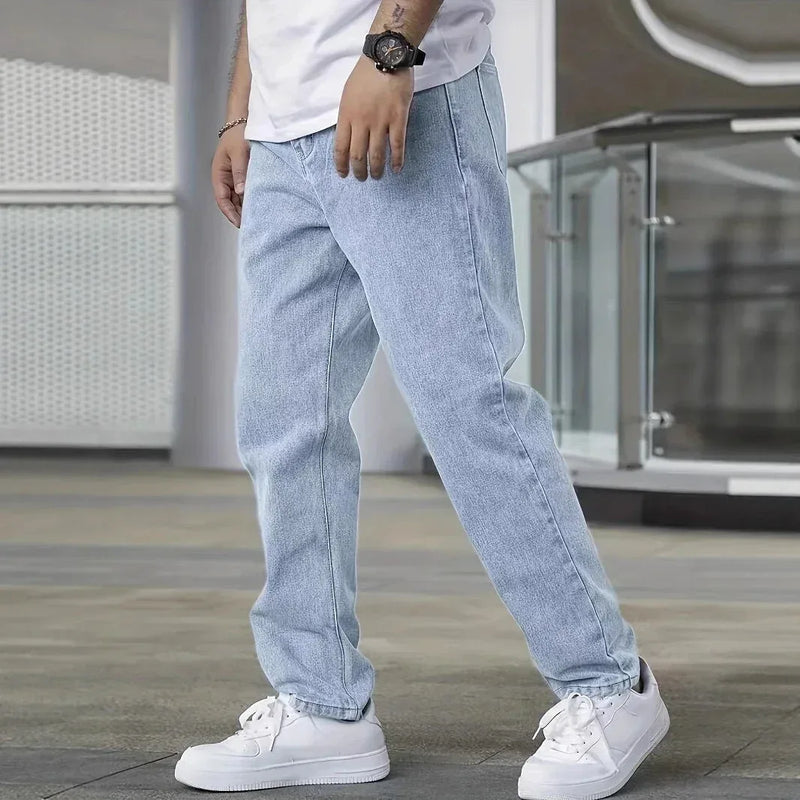 stretch slim fit jeans | lightweight denim pants | tapered leg jeans | ultrasonic cleaning