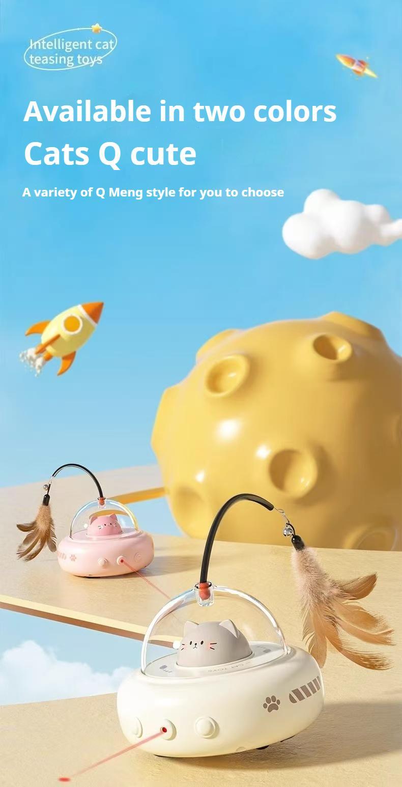 Smart Electric Cat Car With Automatic Laser Pointer - Cat Fun, Energy-Saving Product Meifu Market