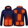 usb heated jacket | electric heating coat for men | rechargeable thermal clothing | energy saving