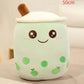 Cute Fruit Drink Plush Stuffed Soft Strawberry Milk Tea Plush Boba Tea Cup Toy Bubble Tea Pillow Cushion Kids Gift Meifu Market