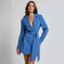 Women's Lace Up Long Sleeve Coat Slim Fit Mid-Length Jacket Meifu Market