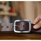 Retro Thick Pure Steel Hand-rub Color Men's Belt meifu market