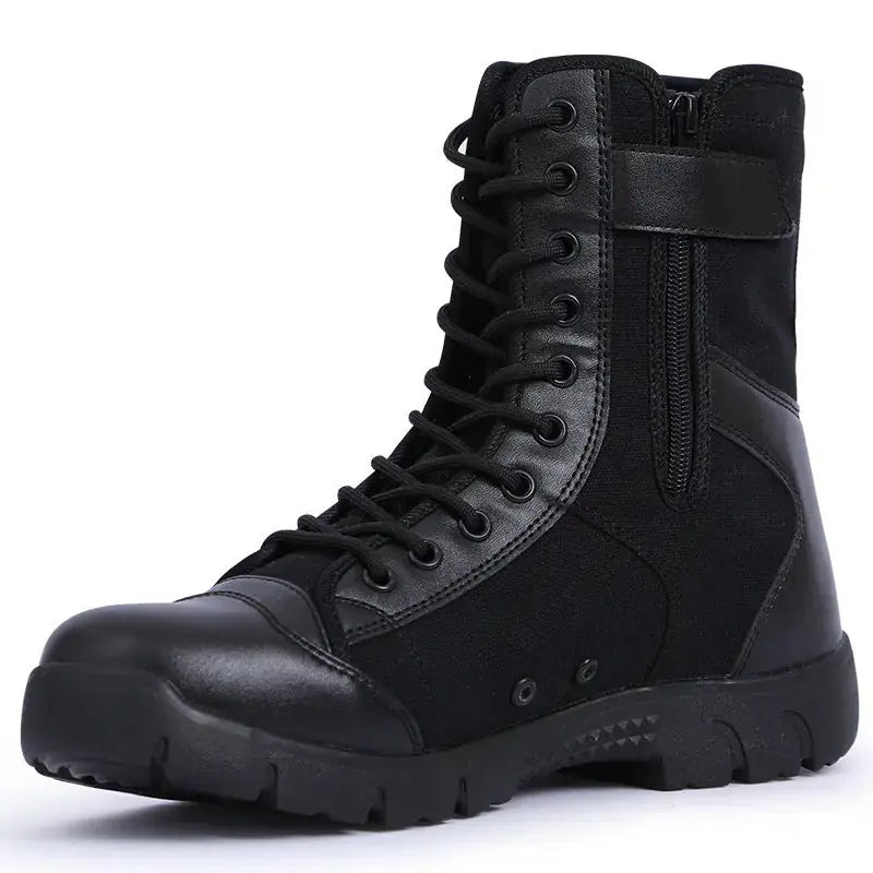 Outdoor High-top Breathable Canvas Men's Boots Meifu Market