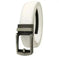 Men's Automatic Buckle Pure Cowhide Pant Belt Black Pattern - available style options