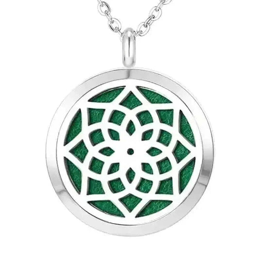 essential oil diffuser jewelry | hypoallergenic pendant necklace | personalized gift for women | energy saving