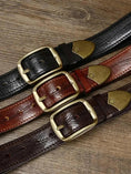 thick genuine cowhide belt | 38cm wide leather belt | solid brass buckle belt | energy saving