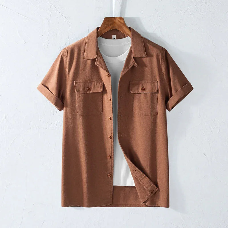 heavyweight cotton shirt | breathable workwear shirt | vintage work shirt | ultrasonic cleaning