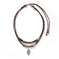 women pu leaf necklace | wooden bead jewelry | party necklace for women | ultrasonic cleaning