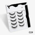 magnetic eyelashes with adhesive | reusable false eyelashes | easy application eyelash kit | energy saving