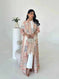 plus-size abaya robe | long cardigan coat | breathable cotton fabric | ultrasonic cleaning