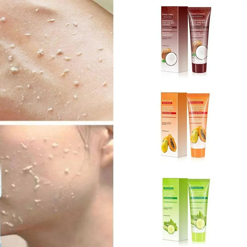 deep pore cleansing gel | gentle exfoliating cream | 100ml facial scrub | ultrasonic cleaning