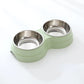 Double Pet Bowls Dog Food Water Feeder Stainless Steel Pet Drinking Dish Feeder Cat Puppy Feeding Supplies Small Dog Accessories Meifu Market