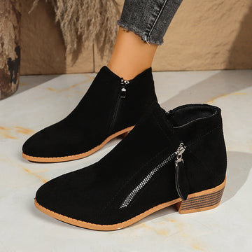 Suede European And American Style Women's Ankle Boots Meifu Market