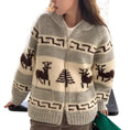 Korean Style New Christmas Atmosphere Zipper Sweater Meifu Market