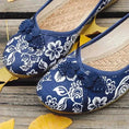 flat bottom cloth shoes | embroidered linen shoes | national style footwear | energy saving