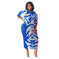 v-neck batwing sleeve dress | floral print maxi dress | chiffon material summer dress | ultrasonic cleaning