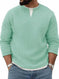 Mens FallWinter Two-Piece Crew-Neck Long-Sleeve Top M - color variant display