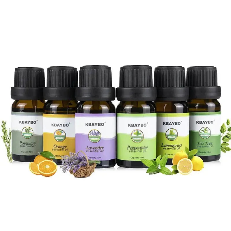 aromatherapy diffuser oils set | therapeutic grade essential oils | stress relief and relaxation | energy saving