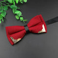 metal bow tie for men | double layer polyester bowtie | adjustable neck strap bow tie | energy saving