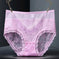 High Waist Hollow-out Lace Sexy Ladies Panties Breathable Traceless Sheath Cotton Stall Meifu Market