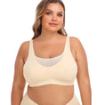 wire-free back strap bra | plus size wireless bra | large cup support bra | energy saving