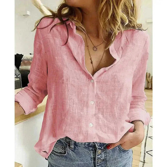 stretch cotton fabric | slim fit long sleeve | button down collar | energy saving