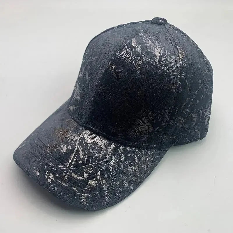 genuine leather baseball cap | premium cowhide construction | adjustable snapback closure | energy saving