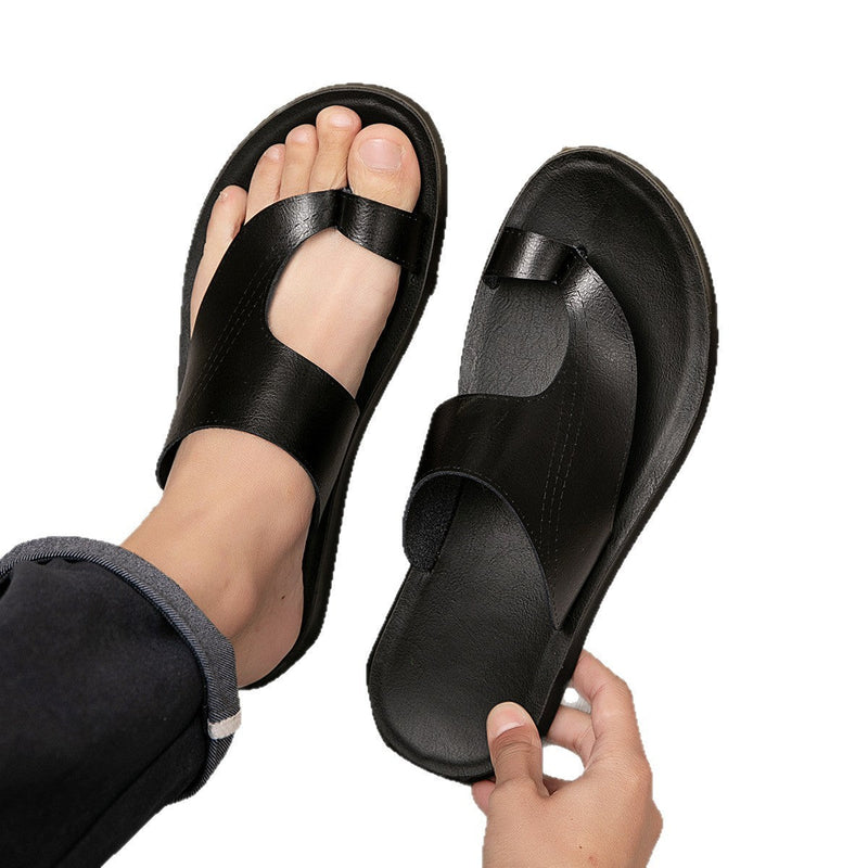 Summer Comfortable And Non-slip Men's Slippers Wear-resistant Beach Platform Meifu Market