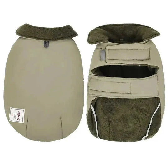 cold-proof dog vest | cotton-padded turtleneck sweater | solid color pet clothes | energy saving