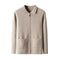 mens wool blend cardigan | oversized fit sweater coat | lightweight knitwear for layering | energy saving