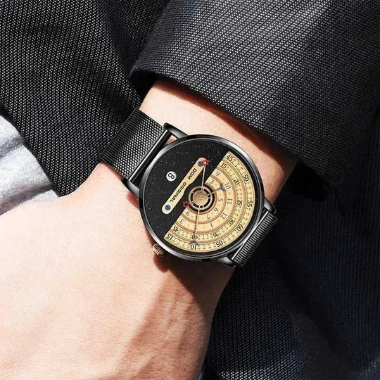 sapphire crystal glass | 50m water resistant | everyday wear timepiece | energy saving