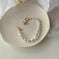 natural stone pendant bracelet | genuine pearl jewelry for women | adjustable bracelet length | ultrasonic cleaning