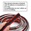 6M Chrome Car Styling Moulding Strip - Door Window Mirror Body Decorat - Meifu Market