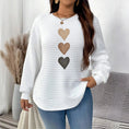 plus size long sleeve sweater | soft cotton blend fabric | oversized fit womens top | ultrasonic cleaning