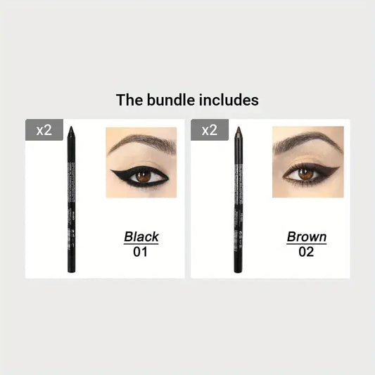 Eyeliner Pencil Makeup Eye Cosmetics Colourful Pigment Long Lasting Waterproof