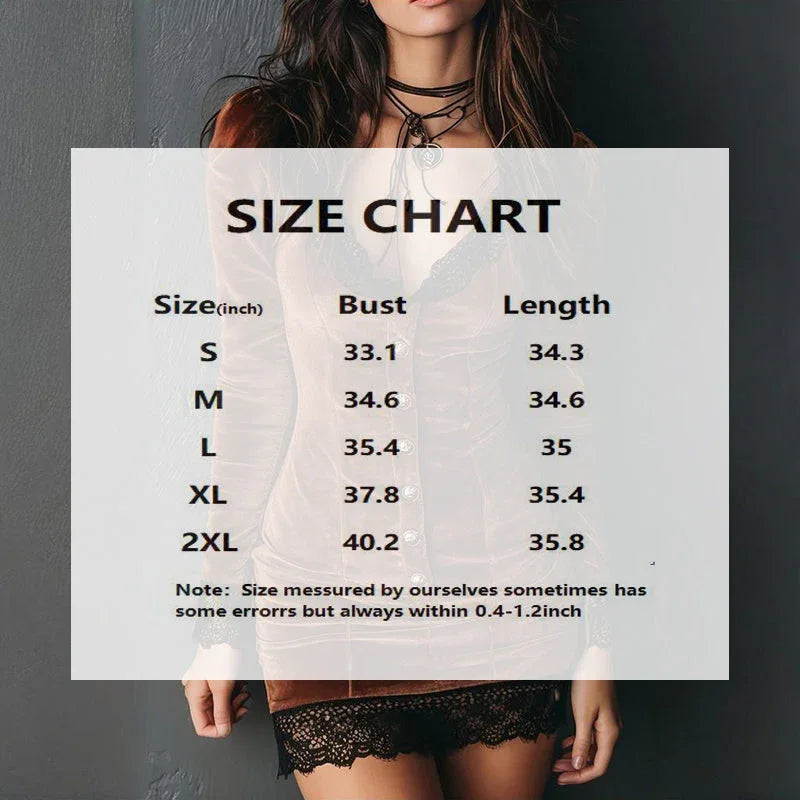 Women's Sexy V-Neck Bodycon Short Dress With Lace Trim And Button Details Long Sleeve Spring Summer Mini Dress Meifu Market