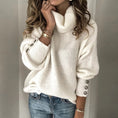 Women's Lapel Pullover Knit Sweater Meifu Market