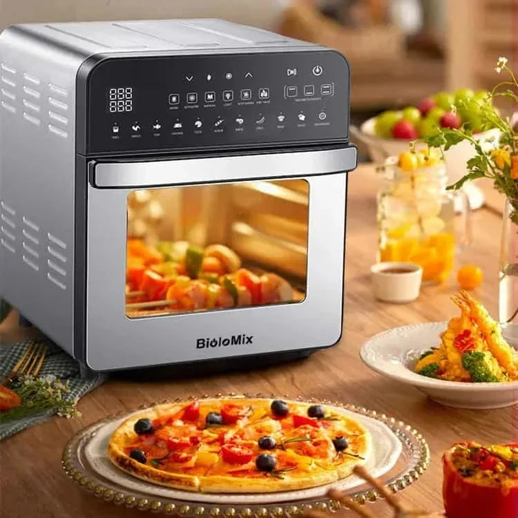 stainless steel air fryer oven | double heating technology | large capacity family oven | energy saving